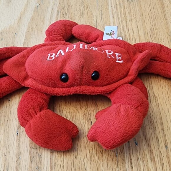 Unipak Red Baltimore Crab Stuffed Animal Toy - Picture 5 of 15